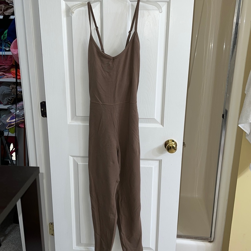 Tan Old Navy Activewear jump suit XL